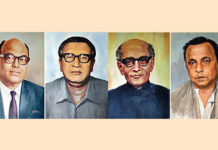 জাতীয় চার নেতার প্রতি গভীর শ্রদ্ধা নিবেদন প্রধানমন্ত্রী শেখ হাসিনার