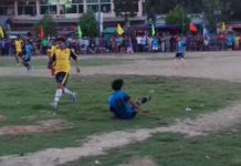 ইকবাল স্মৃতি ফুটবল টূর্ণামেন্ট; পিউ একাদশকে হারালো চপ্রু একাদশ