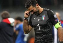 রাশিয়া বিশ্বকাপ থেকে ইতালির বিদায়, বুফনের পদত্যাগ