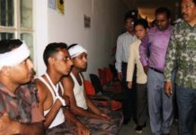 বান্দরবানে বিজিবি’র ট্রাক উল্টে ৯ জওয়ান আহত