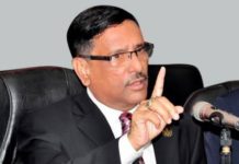 দুর্নীতিবাজ, দেউলিয়া ও উন্মাদ ব্যক্তি বিএনপি’র প্রধান হতে পারবেন: ওবায়দুল কাদের