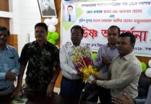 বান্দরবানে নবাগত জেলা প্রশাসক ও পুলিশ সুপারকে গণমাধ্যমকর্মীদের সংবর্ধনা