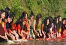 খাগড়াছড়িতে ফুল বিজুর মধ্য দিয়ে বৈসাবি শুরু