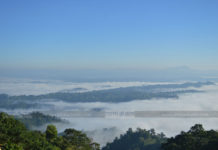 পাহাড়ে মেঘের ভেলা