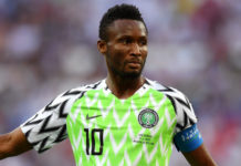 আর্জেন্টিনার বিপক্ষে খেলা হচ্ছে না নাইজেরিয়ার অধিনায়কের!