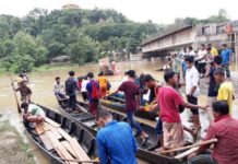 সড়ক ডুবে বান্দরবানের সঙ্গে চট্টগ্রাম-রাঙামাটির যান চলাচল বন্ধ