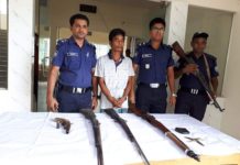 আলীকদমে সেনা অভিযানে ৪টি অস্ত্রসহ এক সন্ত্রাসী আটক