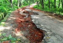 বিভিন্ন যায়গায় ভাঙ্গন, ধস যান চলাচলের অনুপযোগী হয়ে পড়েছে লামা-সুয়ালক সড়ক