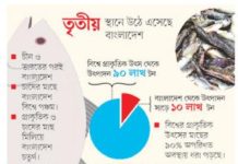 প্রাকৃতিক উৎসের মাছে বাংলাদেশ বিশ্বে তৃতীয়