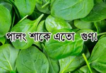 পালং শাকে এতো গুণ!