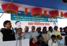 চাকঢালা ও তুমব্রুর স্থলবন্দরের জমি পরিদর্শণ করেছেন নৌ পরিবহণ মন্ত্রী শাহাজাহান খান