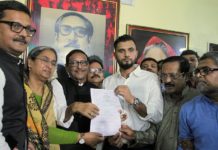 নড়াইল থেকে মনোনয়ন পেলেন মাশরাফি