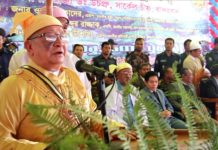 বান্দরবানে বোমাং রাজপুন্যাহ ৮ মার্চ