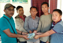 খাগড়াছড়ির অসুস্থ শিশু লীনার পাশে দাঁড়ালো ইউপিডিএফ গণতান্ত্রিক