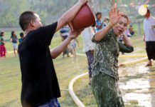‘জলকেলি’ নাকি, ‘মৈত্রী পানিবর্ষণ উৎসব’ কোনটি শুদ্ধ