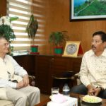 বীর বাহাদুরের সাথে সাক্ষাৎ করলেন সন্তু লারমা