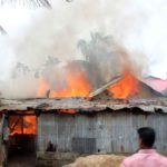 খাগড়াছড়িতে আগুনে পুড়লো ৫ বসতঘর