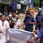 বান্দরবানে পুলিশী বাধায় বিএনপি’র সমাবেশ পন্ড, ২ কর্মীকে থানায় নেয়া হয়েছে