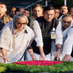 জেলহত্যা দিবসে বঙ্গবন্ধুর প্রতিকৃতিতে প্রধানমন্ত্রীর শ্রদ্ধা