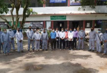 নীলফামারীর জলঢাকায় কৃষি কর্মকর্তা-কর্মচারির মাঝে পিপিই বিতরণ