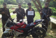 বান্দরবানের নাইক্ষ্যংছড়িতে ইয়াবাসহ সাবেক ছাত্রলীগ নেতা আটক