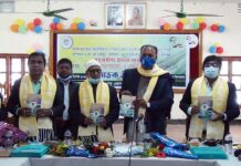 ‘পাহাড়ের সংবাদপত্র ও প্রকাশনা সমাচার’ বইয়ের প্রকাশনা উৎসব