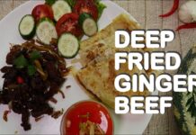 ডিপ ফ্রায়েড জিনজার বীফ