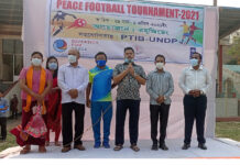 তহজিংডং এর উদ্যোগে ‘শান্তির জন্যে ফুটবল’