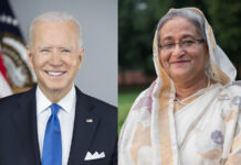 প্রধানমন্ত্রী শেখ হাসিনাসহ ৪০ দেশের প্রধানদের জলবায়ু সম্মেলনে আমন্ত্রণ জানালেন বাইডেন