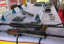 বান্দরবানের রুমা থেকে অস্ত্র, গুলি ও মাদক উদ্ধার করেছে সেনাবাহিনী