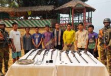 বান্দরবানে কেএনএফ-এর আরো ৯ সদস্য অস্ত্রসহ গ্রেফতার