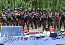 বান্দরবানের রুমায় সন্ত্রাসী আস্তানা থেকে ড্রোন, অস্ত্র ও গোলাবারুদ উদ্ধার