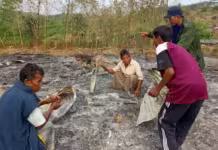 জমি নিয়ে বিরোধই প্রধান কারণ বান্দরবানে লামা ত্রিপুরা পাড়ায় আগুনে পুড়ল ১৭টি ঘর